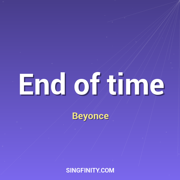 End of time