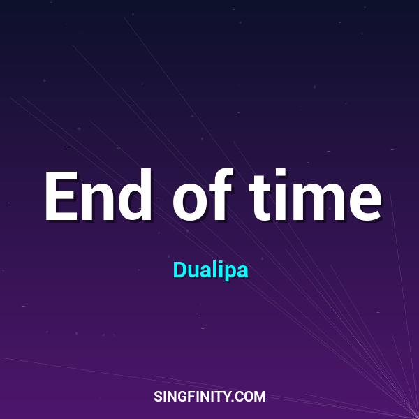 Artwork for End of time