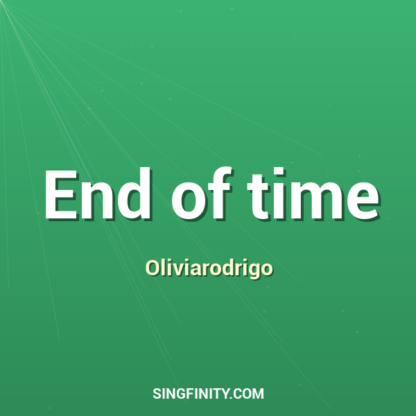 End of time