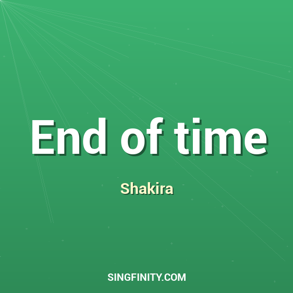 End of time