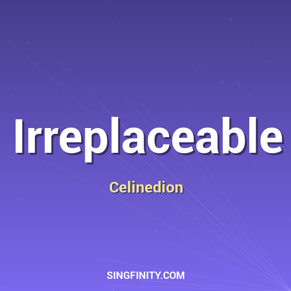 Artwork for Irreplaceable